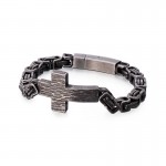 Cross bend bracelet men's emperor back chain bracelet