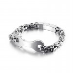 Fashion tide men's titanium emperor chain bracelet 