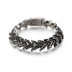  Cool exaggerated chic titanium men's bracelet