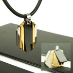 man 3 Layer Pure Titanium Pendant Gift Free Chain