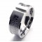 8mm Mens Designer Titanium Ring