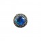 Striking Dark Blue Titanium Earrings
