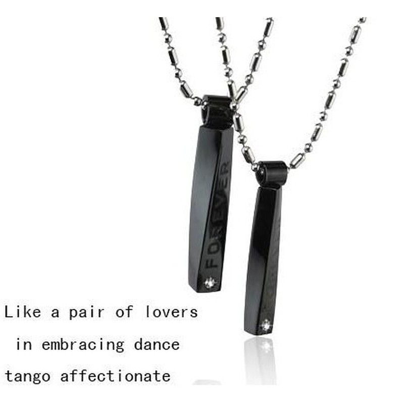 Titanium Steel Lover Couples Pendant Tango Affectionate