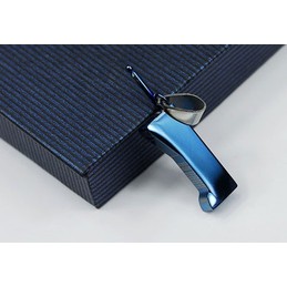 New Style Mens Blue Mobile Phone Titanium Pendant - Free Chain