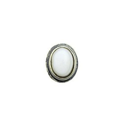 Elegant Retro Oval Titanium Earrings 