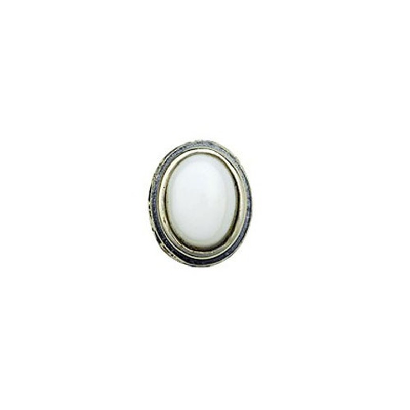 Elegant Retro Oval Titanium Earrings 