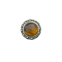 Majestic Tiger eyes-like Titanium Earrings