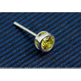 Yellow Fashion Titanium Earrings