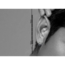 Popular Black Titanium Earrings 