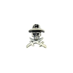 Pirate Skull-shaped Titanium Earrings