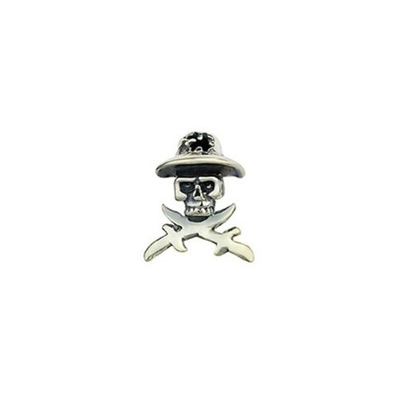 Pirate Skull-shaped Titanium Earrings