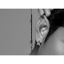 Pirate Skull-shaped Titanium Earrings