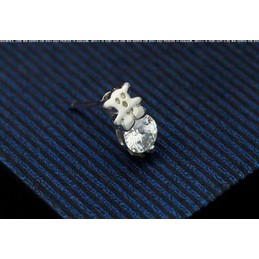 Cute Bear-shaped Titanium Earrings