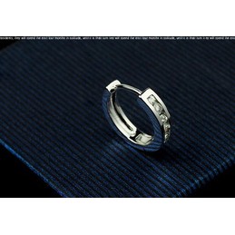 Fine Silver Ring Titanium Earrings 