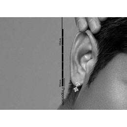 Unique Binary Titanium Earrings
