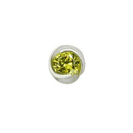 Beautiful Olive Green Titanium Earrings
