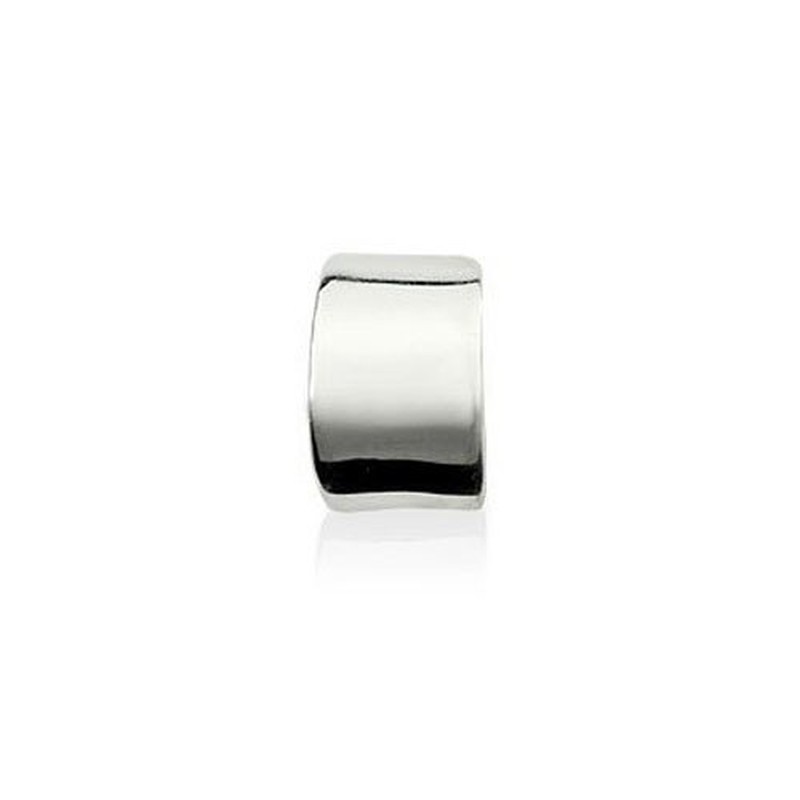 Simple Arc-shaped Titanium Earrings