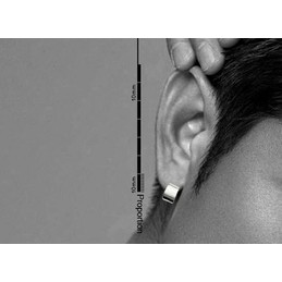 Simple Arc-shaped Titanium Earrings