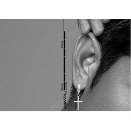 Popular Cross-shaped Titanium Earrings
