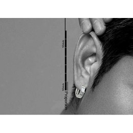 Ring Hollow Titanium Earrings