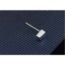 Popular Small Silver Brick Titanium Earrings