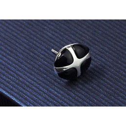 Popular Cross Shield Titanium Earrings