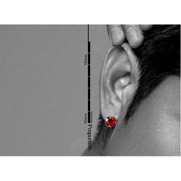Lovely Beautiful Round Titanium Earrings