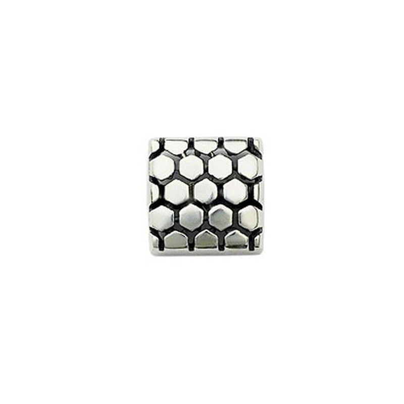 Popular Honeycomb-shaped Titanium Earrings