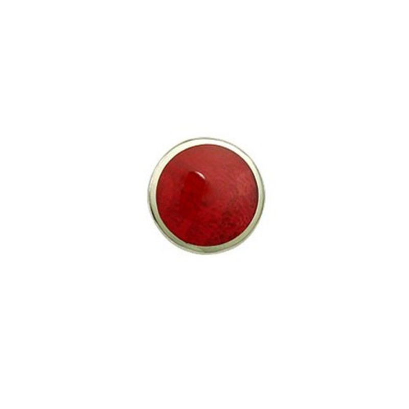 Elegant Dark Red Titanium Earrings
