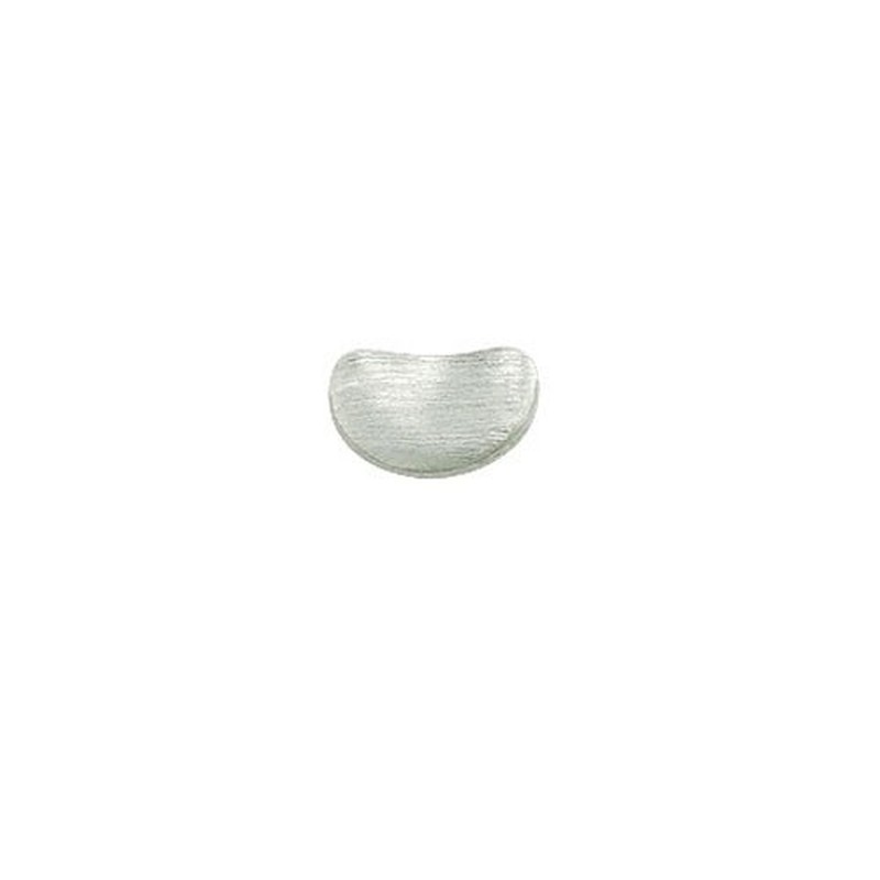 Sophisticated Pea-shaped Matte Titanium Earrings 