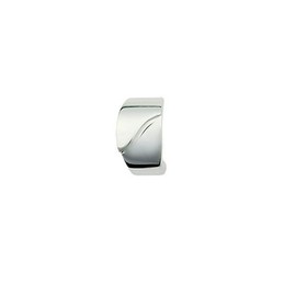Elegan Wavy silver titanium earrings 