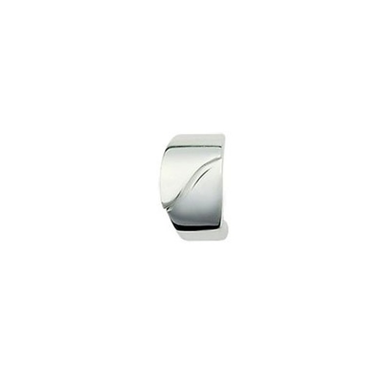 Elegan Wavy silver titanium earrings 