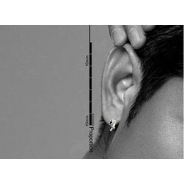 Small Cross Earrings Titanium