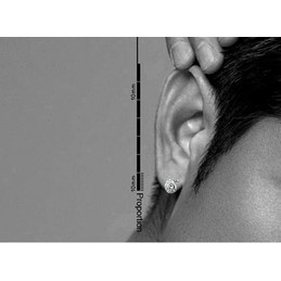 Cool Man Conch-shaped And Shining Star Titanium Earrings