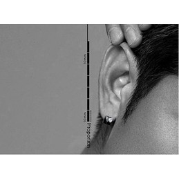 Black Square Serrated Titanium Earrings