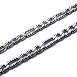22.4 inch Titanium Silver Simple Necklace 18864