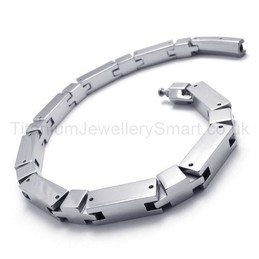 Titanium Box Link Bracelet 15339