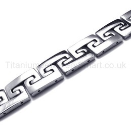 Titanium Tightly Coupled Link Bracelet 18356