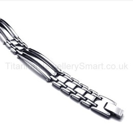 Titanium Mens Open Link Bracelet 18622