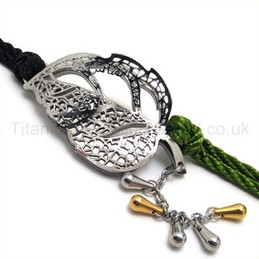 Cute Womens Titanium Leaf Bracelet 18919