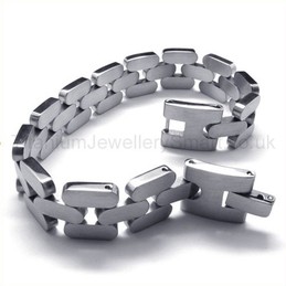 Titanium Three Layer Box Bracelet 19054