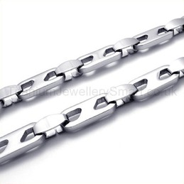 Sheets Link Titanium Necklace 19791