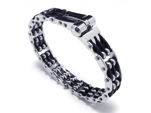 Mens Boys Silver Pure Titanium Bracelet Charm Bangle 11570 -£103 ...