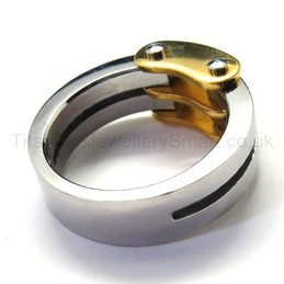 Two Loops Titanium Ring 18437