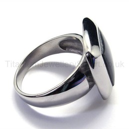 Zircon Titanium Ring 18442