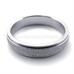 Frosted Titanium Ring 19285