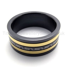 Two Colored Titanium Ring 19946