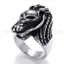 Classical Hox Head Titanium Ring 20171