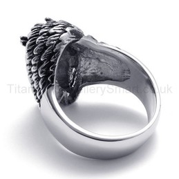 Classical Hox Head Titanium Ring 20171