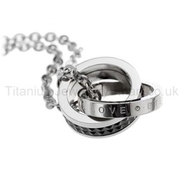"Eternal Love" Titanium Lovers Pendants